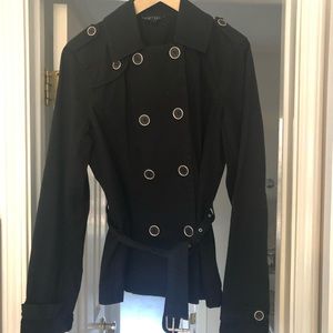 Sanctuary Cotton Short Trench Jacket